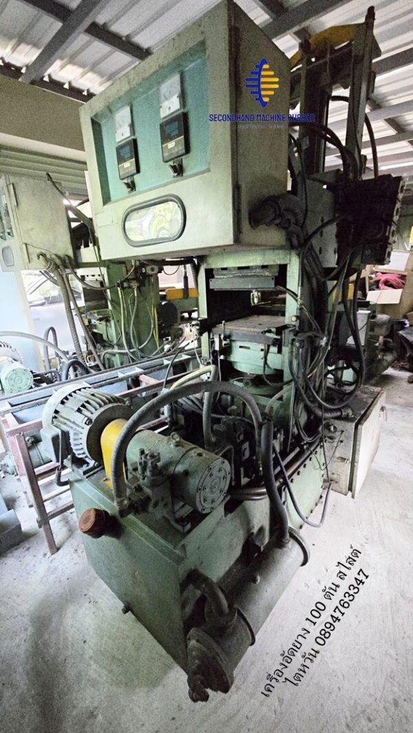 เครื่องอัดยางขึ้นรูป สไสต์ขนาด 100 ตัน compress machine